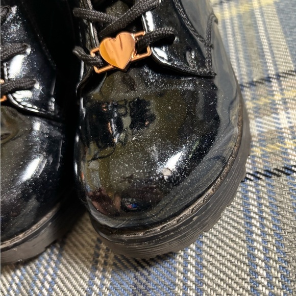 Badgley Mishka Black Toddler Fashion Boots Glitter - Picture 9 of 9